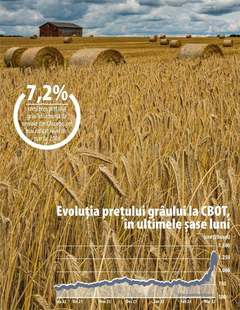 Acţiunile companiilor agricole, posibile investiţii atractive în caz de război Acţiunile companiilor agricole, posibile investiţii atractive în caz de război